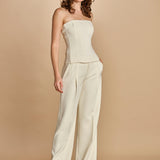 top bustier in cady 31351-313 LATTE 02 federica tosi 