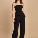 top bustier in cady 31351-313 NERO 29 federica tosi 