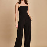 top bustier in cady 31351-313 NERO 29 federica tosi 