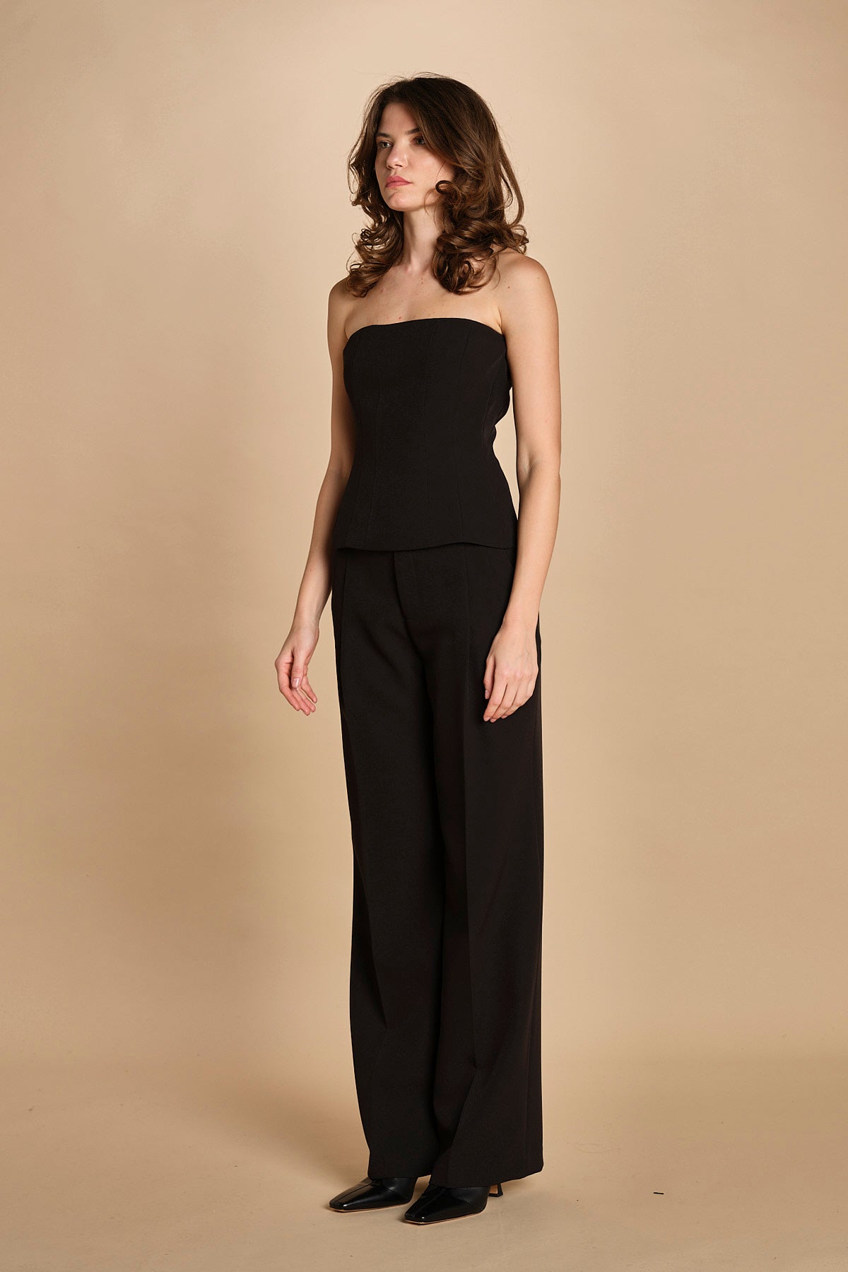 top bustier in cady 31351-313 NERO 29 federica tosi 