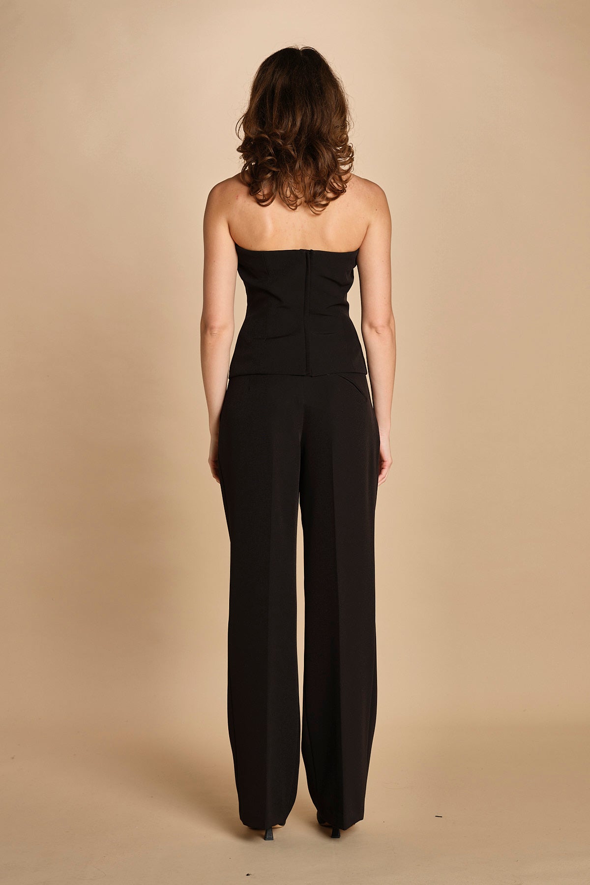 top bustier in cady 31351-313 NERO 29 federica tosi 