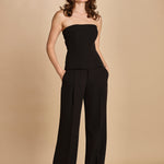 top bustier in cady 31351-313 NERO 29 federica tosi 
