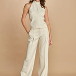 top in cady con schiena nuda 31357-313 LATTE 02 federica tosi 