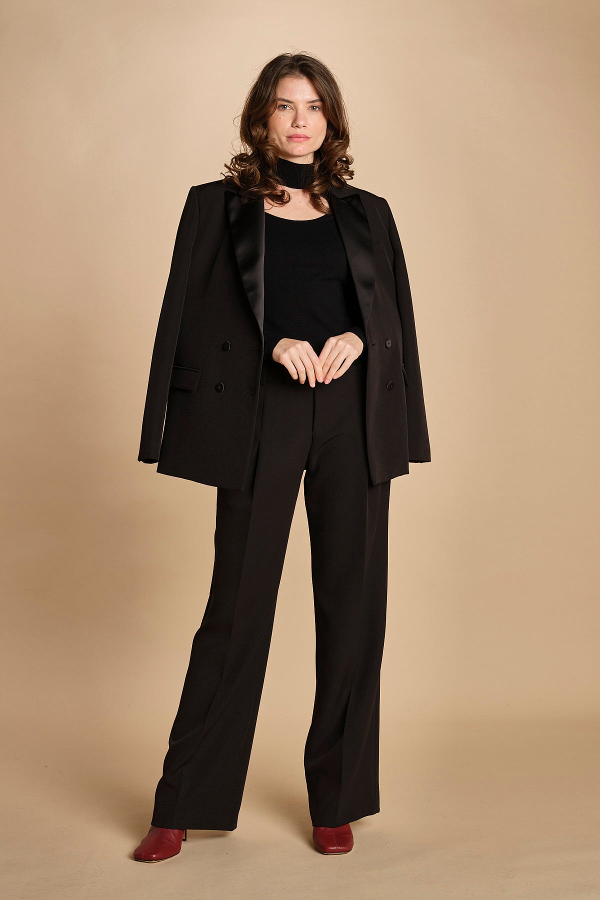top maglia con scollo nudo 32007-350 NERO 29 federica tosi 