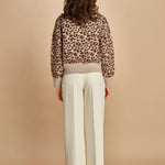 maglia collo alto maculata 32016-355 BEIGE.MORO 25 federica tosi 