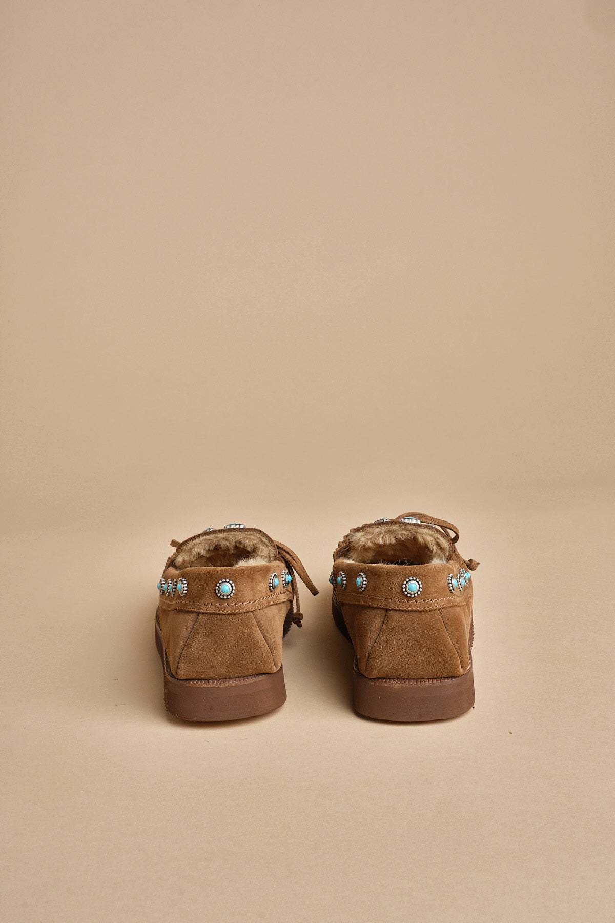 scarpe camoscio con pietre LAKOTA BROWN fortela 