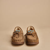 scarpe camoscio con pietre LAKOTA BROWN fortela 
