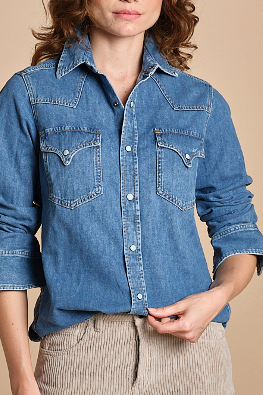 camicia denim NTEX-00403 D390 fortela 