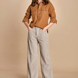camicia texana TOLEDO-0171T COFFEE fortela 