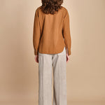 camicia texana TOLEDO-0171T COFFEE fortela 