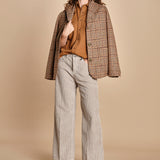 camicia texana TOLEDO-0171T COFFEE fortela 