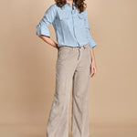 camicia texana TOLEDO-SM001 SKY fortela 