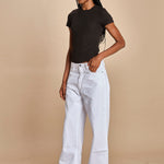 denim cinque tasche THE LOOSE 20027028 WHT frame 