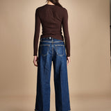 denim con risvolto THE CUFFED WIDE 2021210 SPENDER SPCR frame 