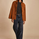 t-shirt a cortina con manica corta THE RIB BABY TEE WE25JKT012 COFFEE frame 