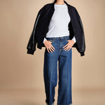 t-shirt a costine con manica lunga THE L/S RIB CREW WF25JKT013 WHITE frame 