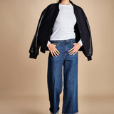 t-shirt a costine con manica lunga THE L/S RIB CREW WF25JKT013 WHITE frame 