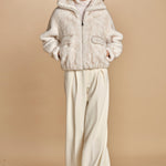 bomber in ecofur. ALBA ECRU giovanni paris 
