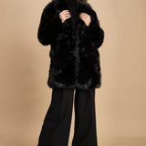 cappotto in ecofur. ANASTASIA NOIR giovanni paris 
