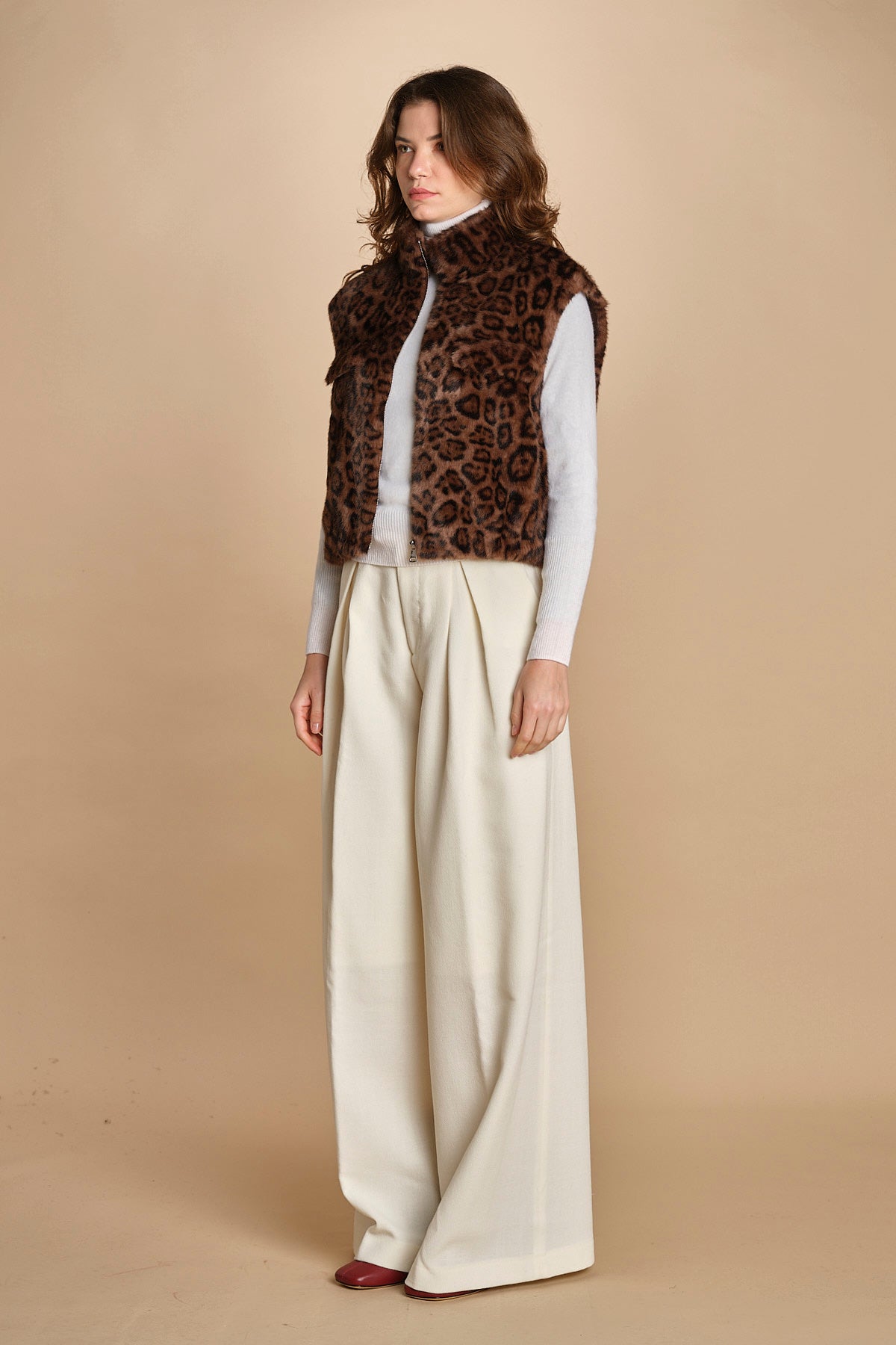 gilet in ecofur. GABI LEO giovanni paris 
