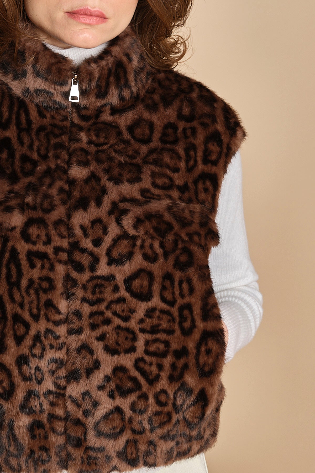 gilet in ecofur. GABI LEO giovanni paris 