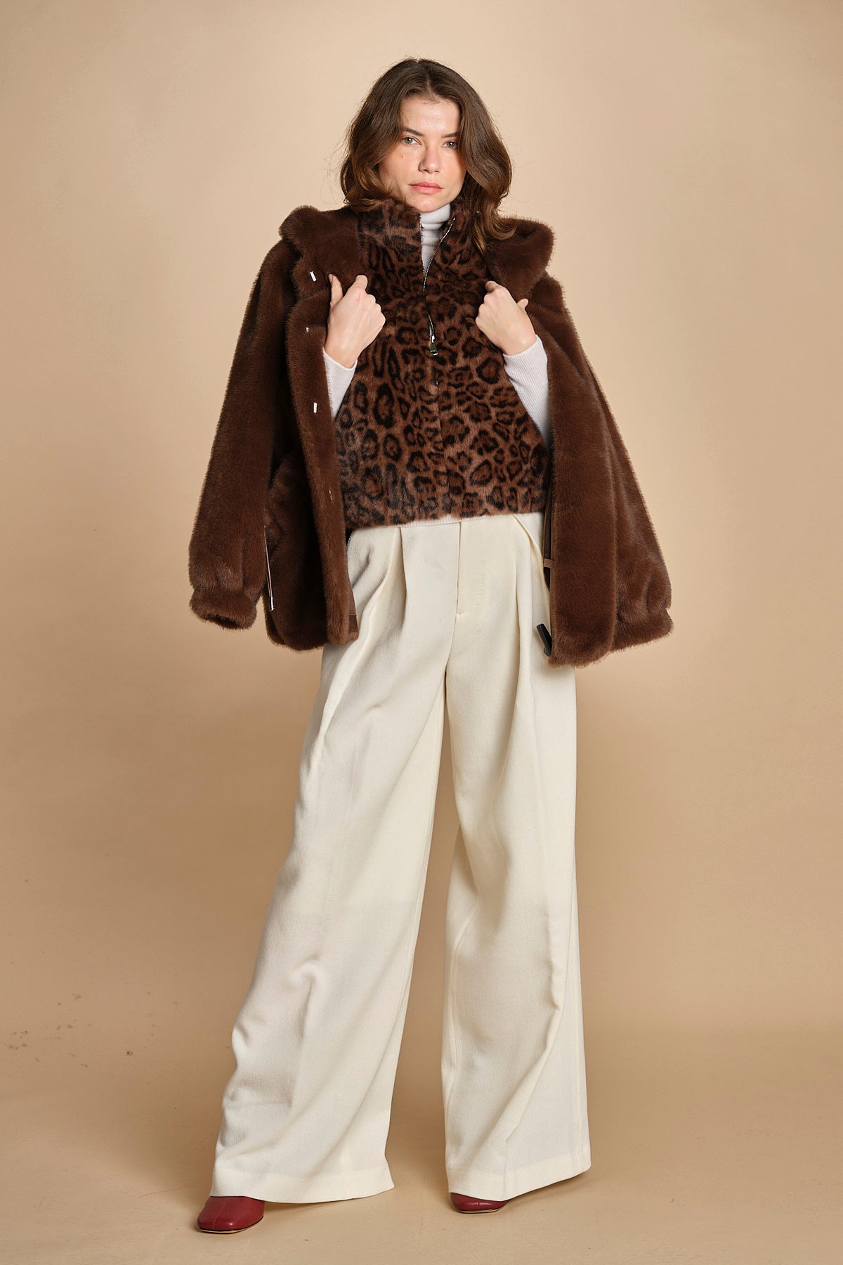 gilet in ecofur. GABI LEO giovanni paris 