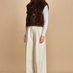gilet in ecofur. GABI MARRON giovanni paris 