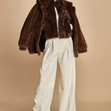 gilet in ecofur. GABI MARRON giovanni paris 