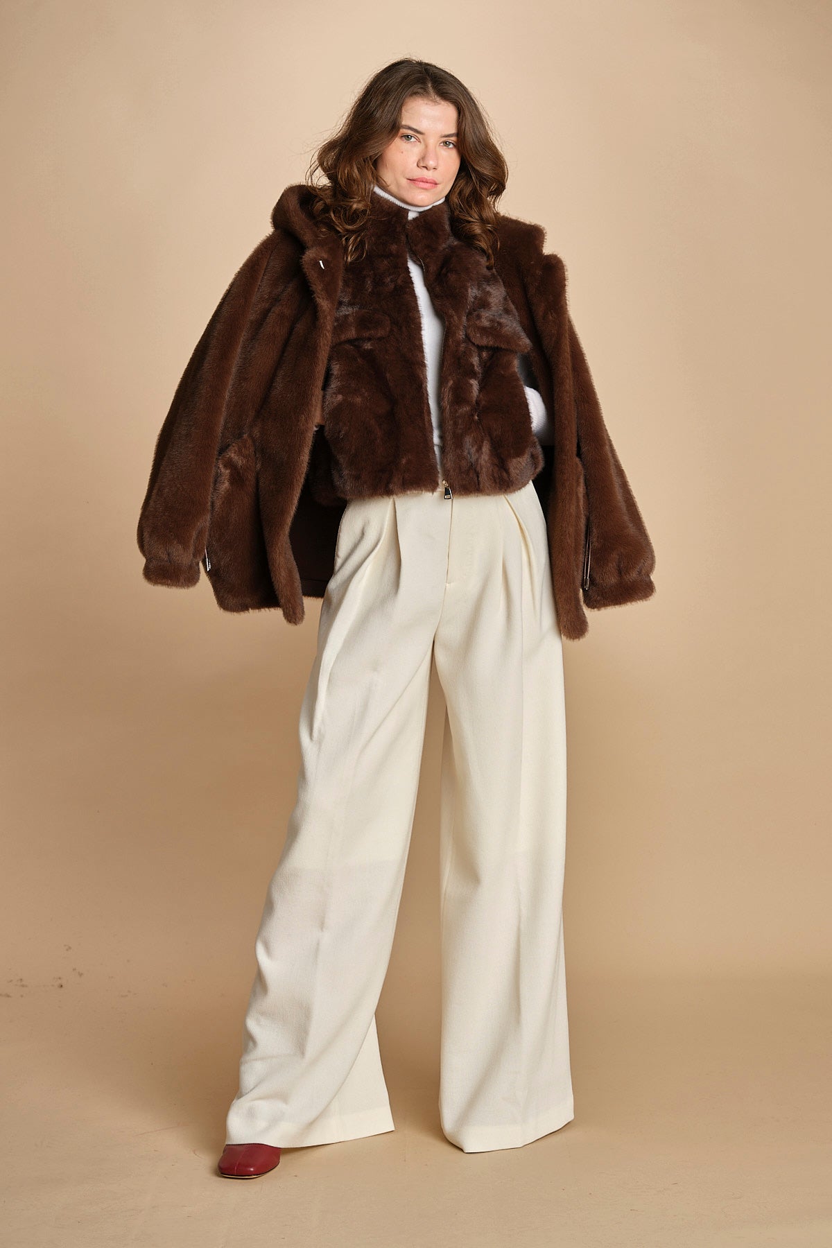 gilet in ecofur. GABI MARRON giovanni paris 
