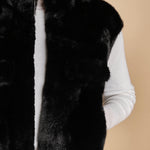 gilet in ecofur. GABI NOIR giovanni paris 