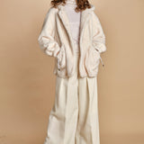 parka ecofur. SELENA ECRU giovanni paris 