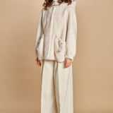 parka ecofur. SELENA ECRU giovanni paris 