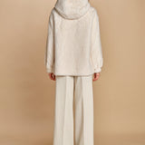 parka ecofur. SELENA ECRU giovanni paris 