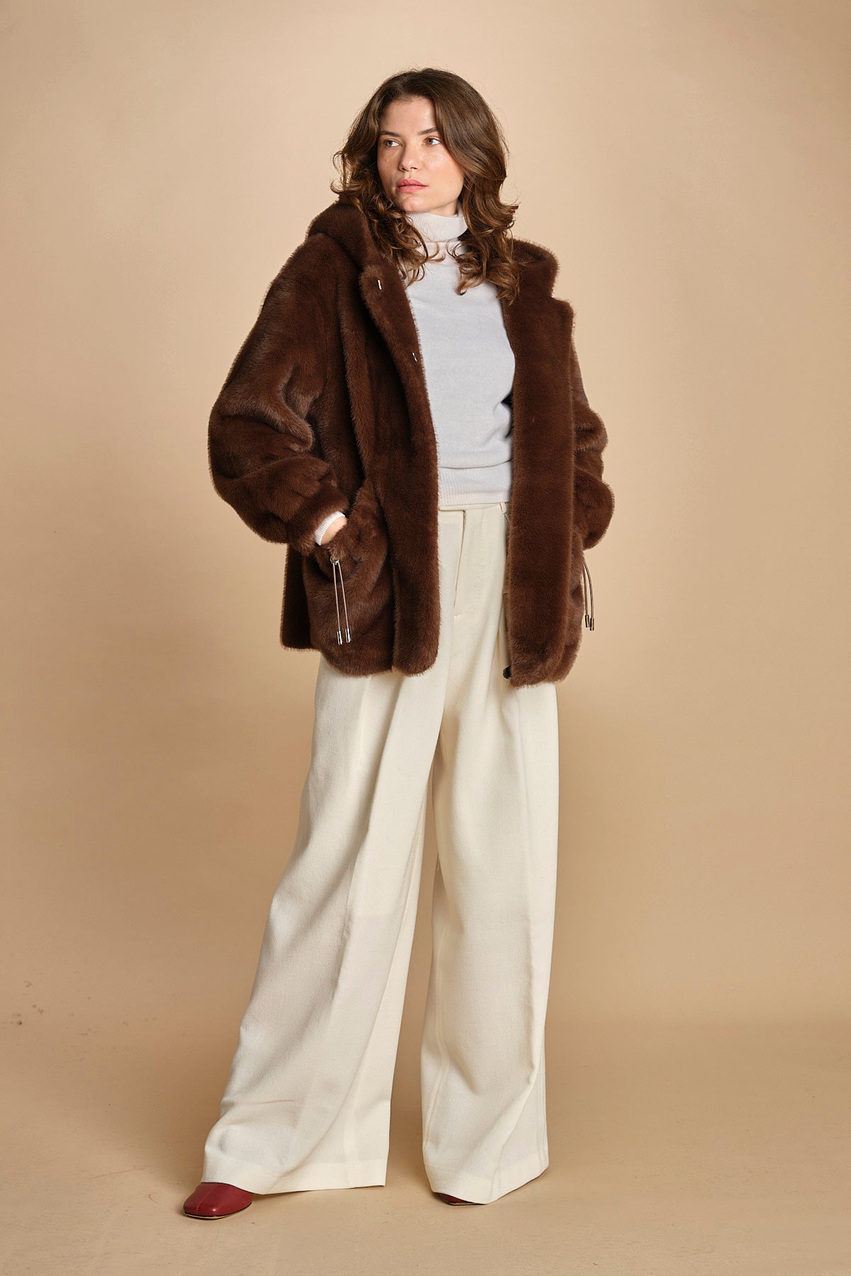 parka ecofur. SELENA MARON giovanni paris 