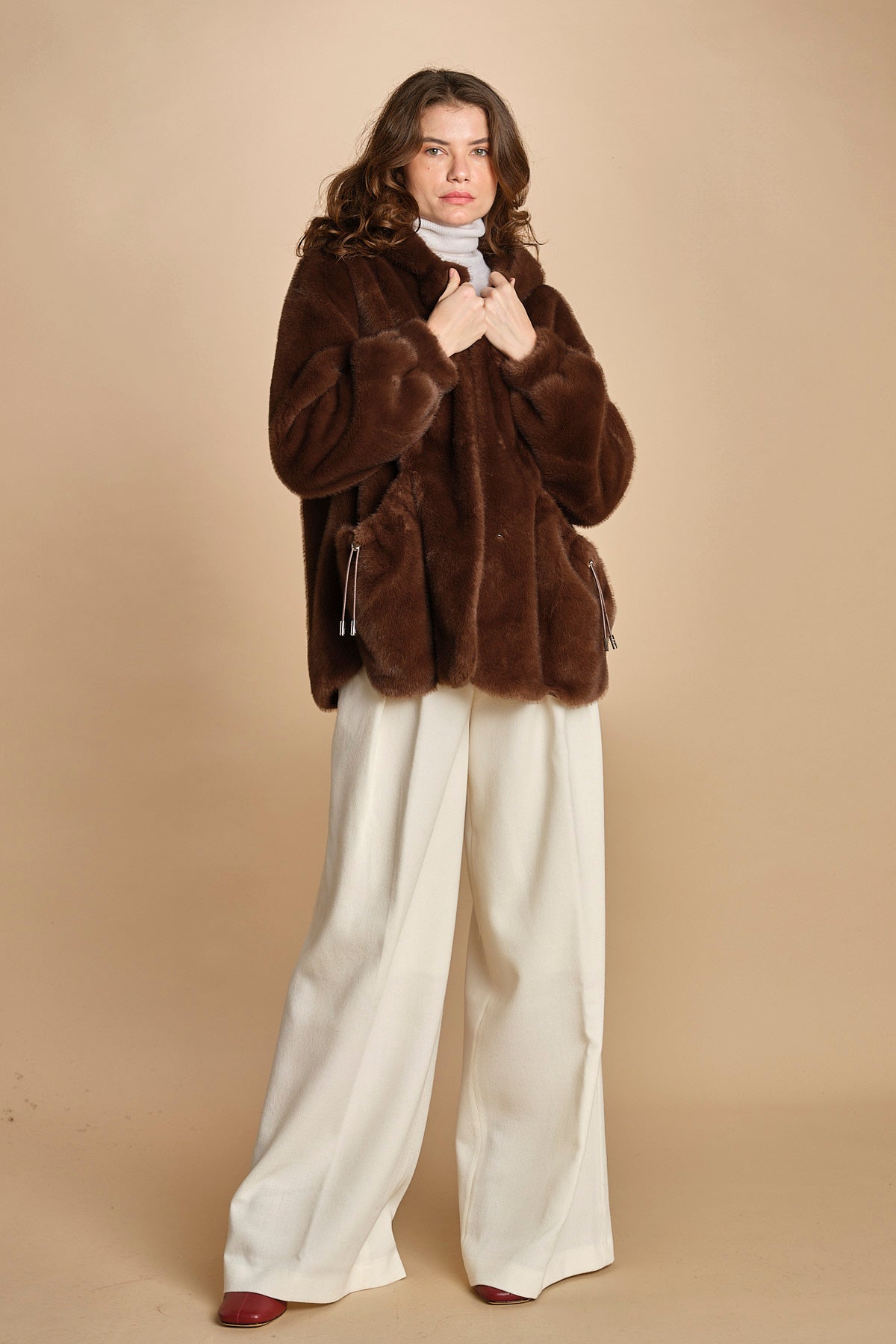 parka ecofur. SELENA MARON giovanni paris 