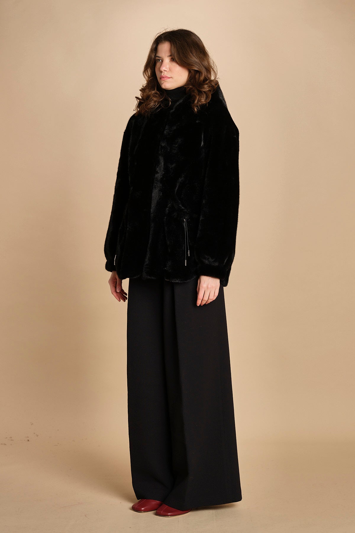 parka ecofur. SELENA NOIR giovanni paris 