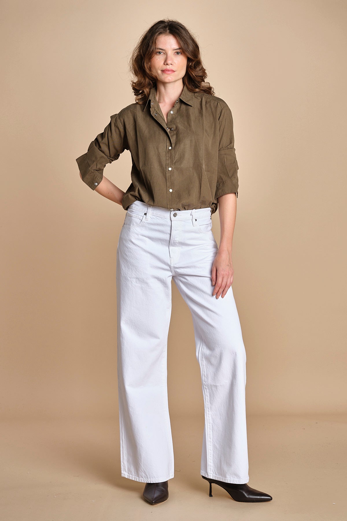 CINEMA camicia con automatici BECH605 ARMY hartford 