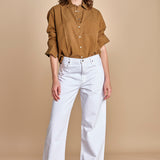 CINEMA camicia con automatici BECH605 MOCHA hartford 