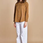 CINEMA camicia con automatici BECH605 MOCHA hartford 