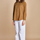CINEMA camicia con automatici BECH605 MOCHA hartford 