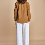 CINEMA camicia con automatici BECH605 MOCHA hartford 