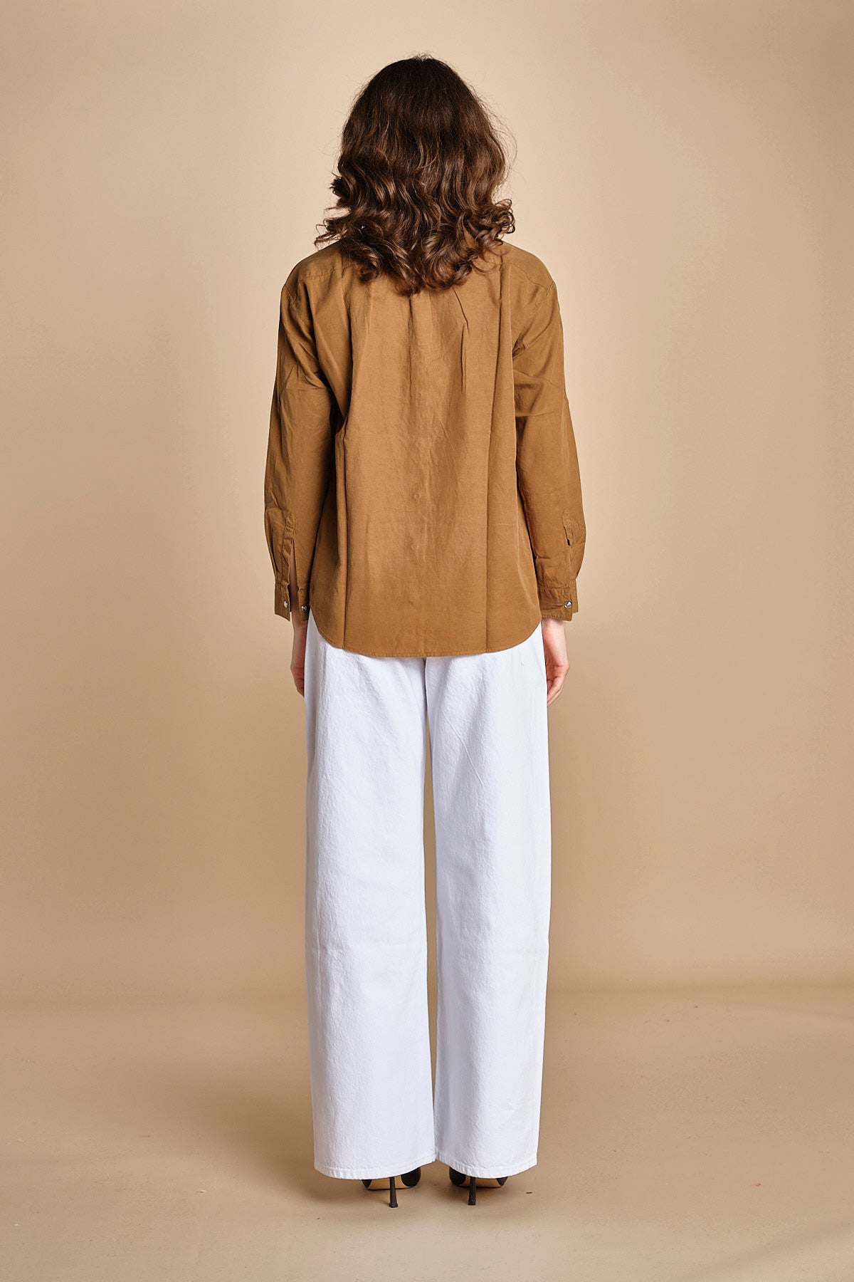 CINEMA camicia con automatici BECH605 MOCHA hartford 