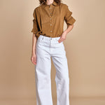 CINEMA camicia con automatici BECH605 MOCHA hartford 