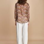 CINEMA camicia con stampa tigre BECH623 NATURAL hartford 