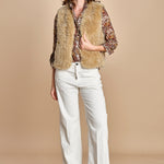 CINEMA camicia con stampa tigre BECH623 NATURAL hartford 