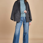 MYAC maglia collo alto in shetland BEMT512 JADE hartford 