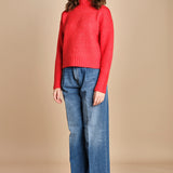 MYAC maglia collo alto in shetland BEMT512 LIPSTICK hartford 