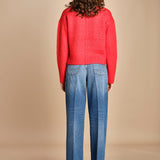 MYAC maglia collo alto in shetland BEMT512 LIPSTICK hartford 