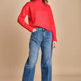 MYAC maglia collo alto in shetland BEMT512 LIPSTICK hartford 