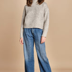MYAC maglia collo alto in shetland BEMT512 NATURAL hartford 
